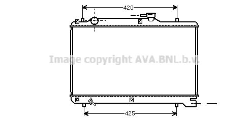 AVA QUALITY COOLING Радиатор, охлаждение двигателя SZ2041